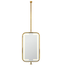Hanging Hanging Mirror with LED Lighting